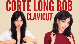 🔴 CORTE DE PELO RECTO EN CASA  LONG BOB RECTO  CLAVICUT 2024 [upl. by Cis875]