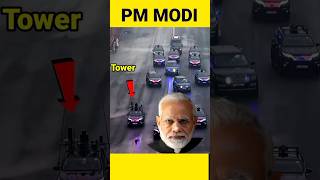 मोदी की टावर वाली कार modi shorts pm india [upl. by Ahsiruam]