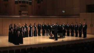 Jentends le Moulin  University of Utah Singers [upl. by Alesram59]