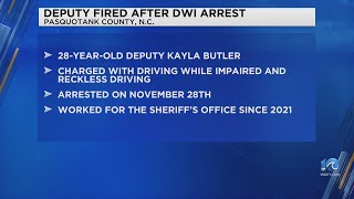 Pasquotank County Sheriffs deputy fired after DWI arrest [upl. by Adnol]