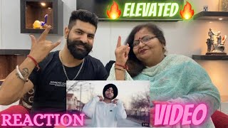 REACTION WITH MOM  Shubh  Elevated Official Music Video rishisworld3316 2022 Reaction video [upl. by Aidole]