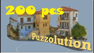 Puzzling Places  Colorful Houses 200 pcs  OculusMeta QuestPS VR  3D VR Puzzle [upl. by Atinel]