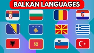 Similar Words in the BALKAN Languages [upl. by Yrojram]