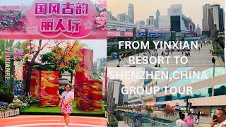 FROM YINXIAN RESORT TO SHENZHEN STATIONCHINA GROUP TOUR Arlyn Aquino vlog [upl. by Shawn110]