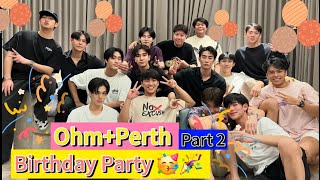 Part2 Cute Little Birthday Party for Ohm and Perth 🎂🥳20240321 ohmpawat perthtanapon birthday [upl. by Sigler]