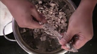 How to take bangus bones from the meat  Relleno Bamgus Lutong pinoy [upl. by Roht]