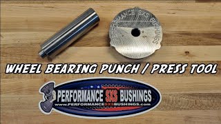 New Tool Review Performance SXS Bushings Wheel Bearing PunchPress Tool [upl. by Gascony]