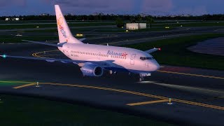 Prepar3D v4 Bahamasair 737 Arrival into Orlando Intl [upl. by Ogu112]