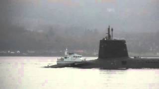 UK sub amp HMS Raider on Loch Long [upl. by Brenner]