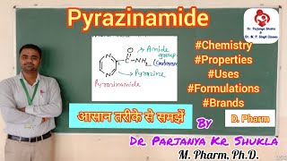 Pyrazinamide  Antitubercular Agents  Pharmaceutical Chemistry  D Pharm 1st amp 2nd Year [upl. by Ulah]