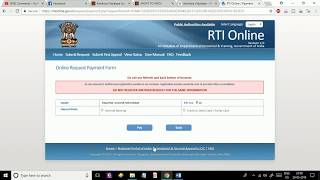 HOW TO FILE RTI KVS COMPLAINT OR ENQUIRY RTI VIDEO IN HINDI WITH PAYMENT [upl. by Popele9]