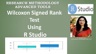 Wilcoxon Signed Rank Test Using R Studiononparametric testWilcoxon testrstudiosigned test [upl. by Anitnamaid]