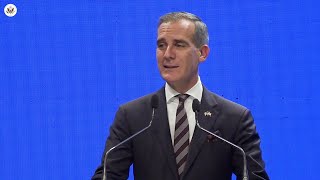 Ambassador Garcetti’s Foreign Policy Speech [upl. by Yddeg]