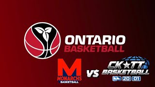 OBA 2K13 Ckatt NOF vs Mississauga Monarchs Div 3 opening weekend at Mother Teresa London On [upl. by Florella]