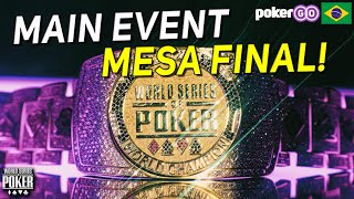 Está formada a MESA FINAL do Main Event da WSOP 2024 [upl. by Santoro]