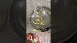 Eastern brazilwood How to extract natural dye material  short howto naturaldye [upl. by Marcus]