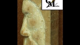 How to carve a simple wood spirit Pt1 [upl. by Barren]