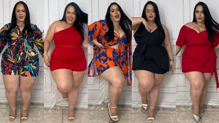 Latest Plus size Fashion trends plus size haul Curvy try on haul [upl. by Eiramrefinnej]