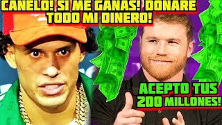 Canelo Recibe sus 200 Millones David Benavidez si pierdo con canelo donare todo mi dinero [upl. by Balfore]