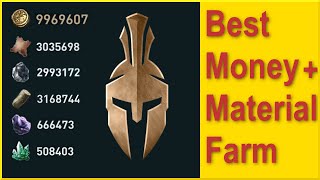 Assassins Creed Odyssey  Best Money Farm  How to get millions of Iron Wood and Leather in 2023 [upl. by Celtic]