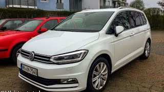 Volkswagen Touran 20TDI Highline 2016 POV OnBoard Drive  UbiTestetde [upl. by Ahseret]