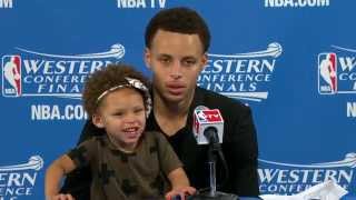 Steph Currys Daughter Riley Steals the Show [upl. by Orlosky]