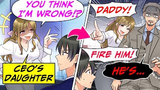 Argued Back to CEO Daughter So She Called Her Dad To Have Me Fired But…RomCom Manga Dub [upl. by Janna565]