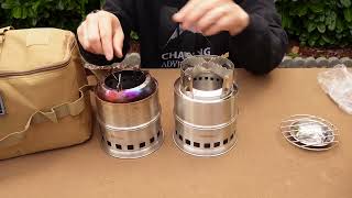 TOMSHOO Camping Wood Stove Review [upl. by Yren197]