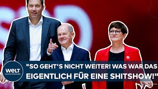 DEUTSCHLAND SPDBeben quotSo gehts nicht weiter Was war das eigentlich für eine Shitshowquot [upl. by Ayidah339]