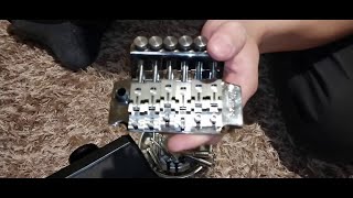 Ibanez Jem Jr Bridge Upgrade Timelapse [upl. by Bradly467]