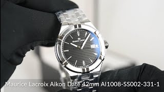 Maurice Lacroix Aikon Date 42mm AI1008SS0023311 [upl. by Japheth]