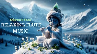 Krishnas Divine Flute Peaceful Mountain Vibes  Krishna Flute Music Stress Relief [upl. by Libre]