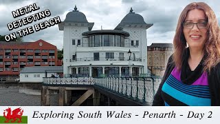 Discovering Penarth Pier  Metal detecting in Penarth [upl. by Seidler279]