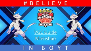 Mienshao  Reg F VGC Guide by 3x Regional Champion [upl. by Leunamnauj]