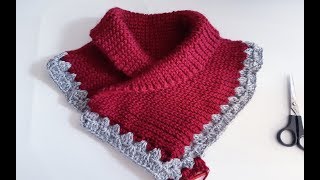 capa a crochet  tutorial  tejido  ganchillo  parte 2 [upl. by Yrred]