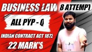 22 MARKS I CA Foundation Business Law ICA PYQ I CTC Classes [upl. by Eimac]