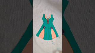 Very Easy frock cutting tipsandricks shortvideo trendy shortvideo viralvideo newcutting [upl. by Jessey]