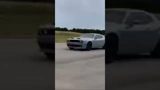 INSANE HELLCAT FLYBY😱🔥 MUST WATCH youtubeshorts hellcat [upl. by Charla]