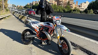 Se Quedó Tirado con la KTM 300 TPI en la Autovía [upl. by Colman]