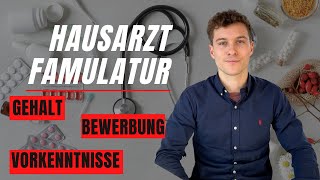 Meine FAMULATUR im Medizinstudium  Hausarzt  Bewerbung Gehalt Vorkenntnisse [upl. by Lettig]