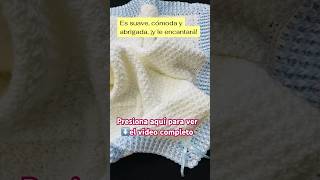 Hermosa manta para bebé tejidos básicos con ganchillo por crochetforbaby shorts [upl. by Vizzone259]