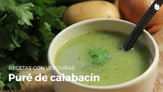 Receta fácil  Puré de calabacín [upl. by Vaclava]