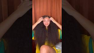 Blow drying my curly hair to prep for my next hairstyle💖💖💖 curlyhairstyles curlyhair [upl. by Feetal]