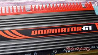 Corsair Dominator GT 6GB DDR32000 89824 wAirFlow [upl. by Nelag]