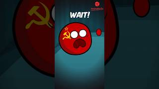 Stay back USSR countryballs shorts trending poland [upl. by Kinsley640]