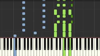 Devil Inside INXS Piano Tutorial Synthesia [upl. by Bandur]