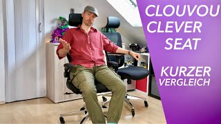 Clouvou CleverSeat ergonomischer Bürostuhl  Kurzer Vergleich amp Übersicht [upl. by Gillie]