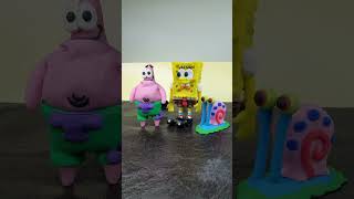 SpongeBob amp Patrick Star amp Gary by Clay [upl. by Oralla446]