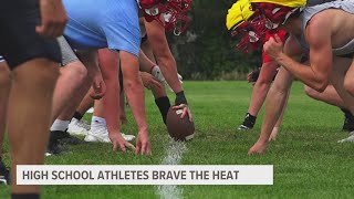 West Michigan high school athletes deal with uncomfortable weather [upl. by Wright398]