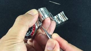 Rolex 16710 GMT Master Coke Bracelet  Strap replacement [upl. by Norre]